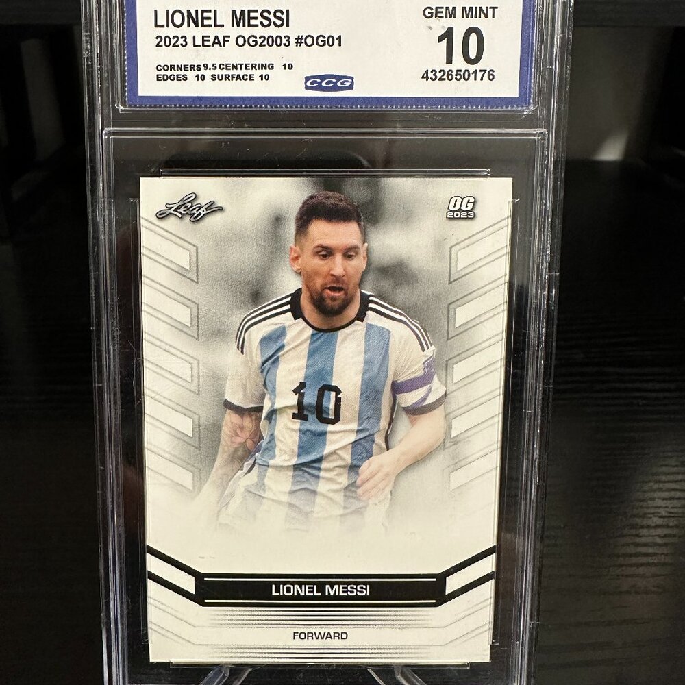 Cristiano Ronaldo 2023 Leaf Legend Edition CGC Gem Mint 10